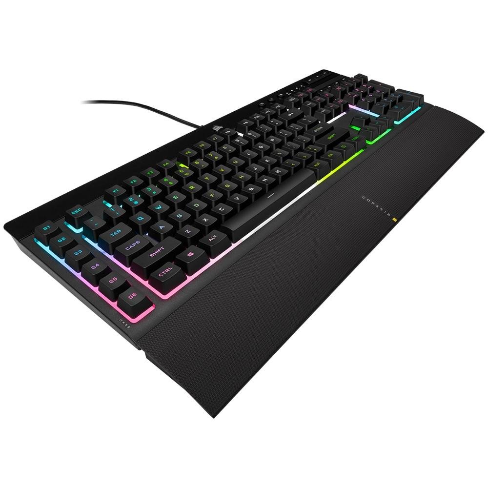 Teclado Gamer Corsair K55 PRO XT RGB Anti Ghosting US Preto CH