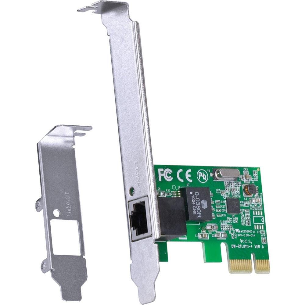 Placa De Rede Vinik PCI E PRV100E 32 Bit 10 100Mbps Suporte Low