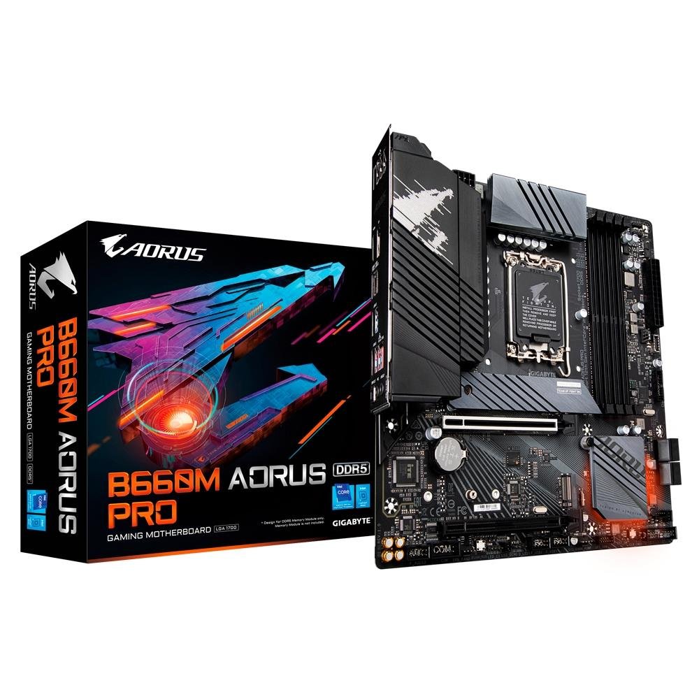 Placa Mãe Gigabyte B660M Aorus PRO KaBuM