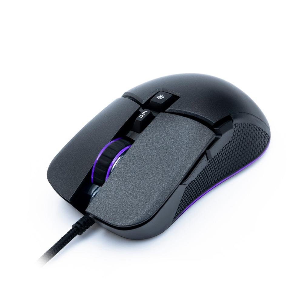 Mouse Gamer C3Tech Vector RGB 6400DPI 7 Botões Preto MG 320BK