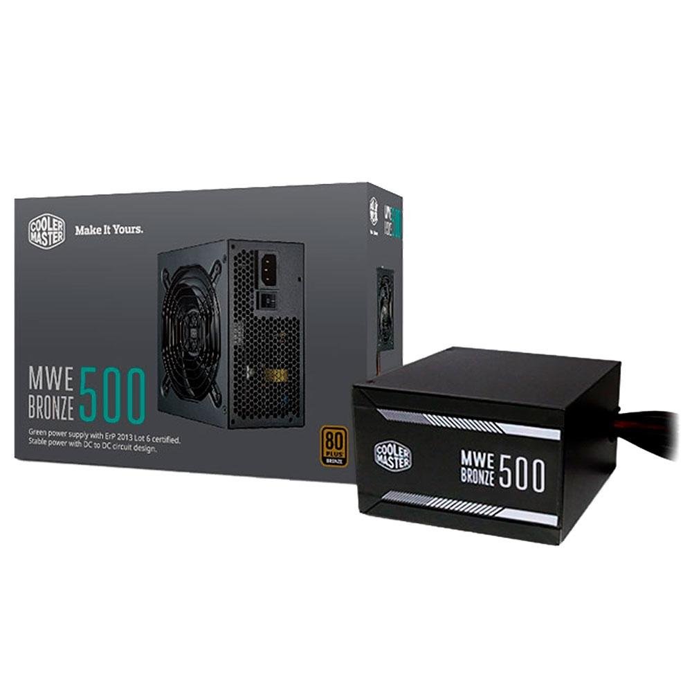 Fonte Mwe W Cooler Master Pfc Ativo Plus Bronze Cabo