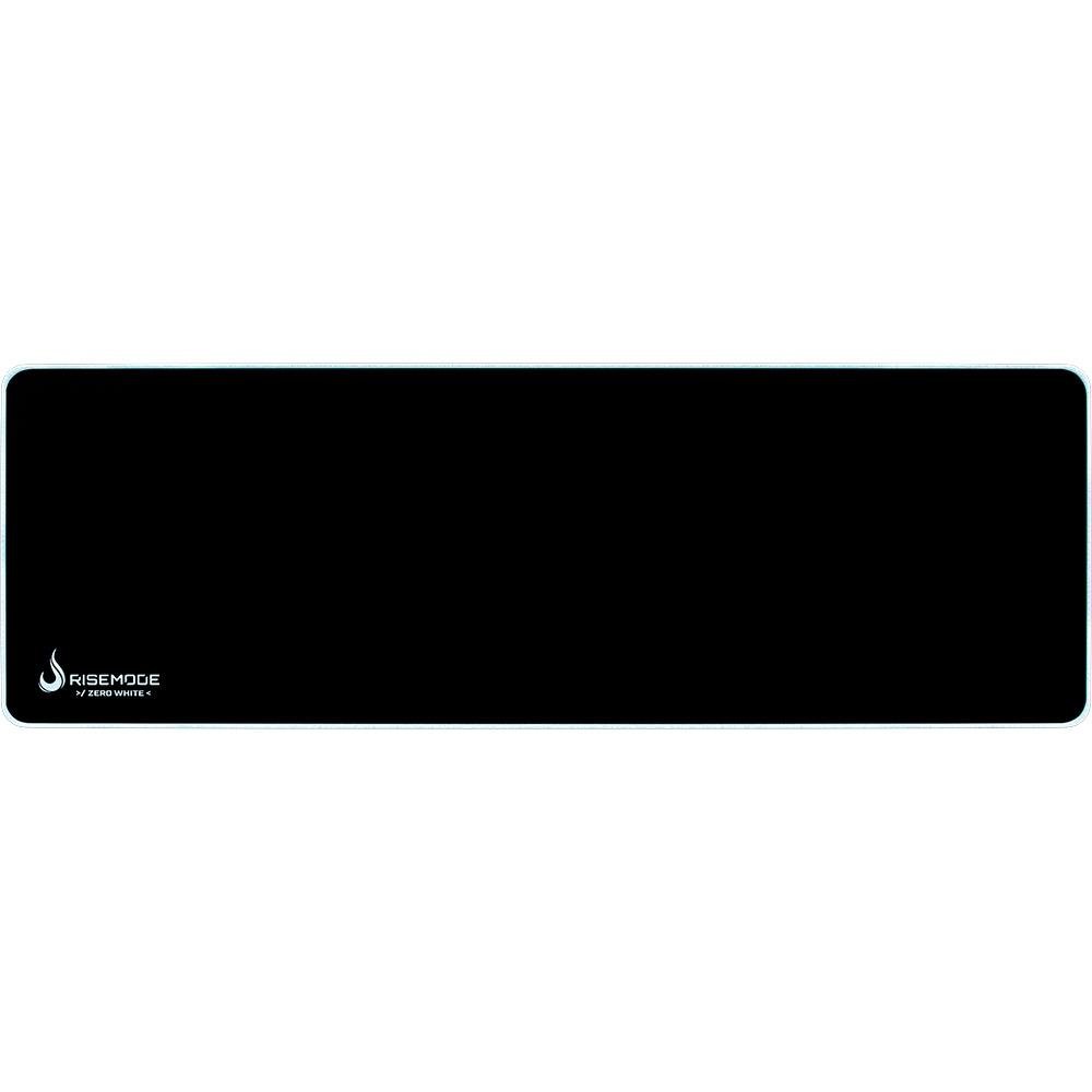 Mousepad Gamer Rise Mode Speed Extra Grande 900x300mm Costura Branca