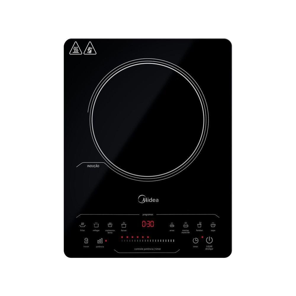 Cooktop De Indu O Port Til Midea Boca Preto Cyad V Escorrega