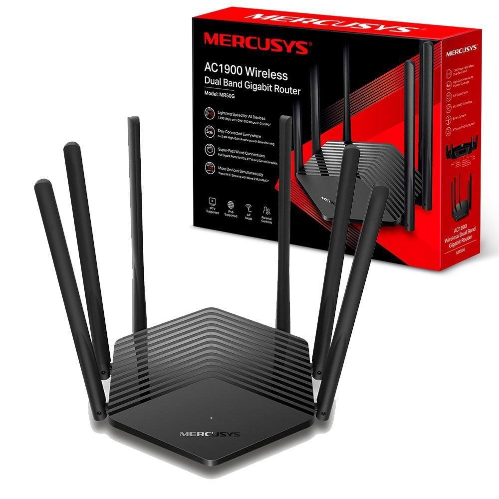 Roteador Mercusys Mr G Dual Band Ac Mbps Ghz Kabum