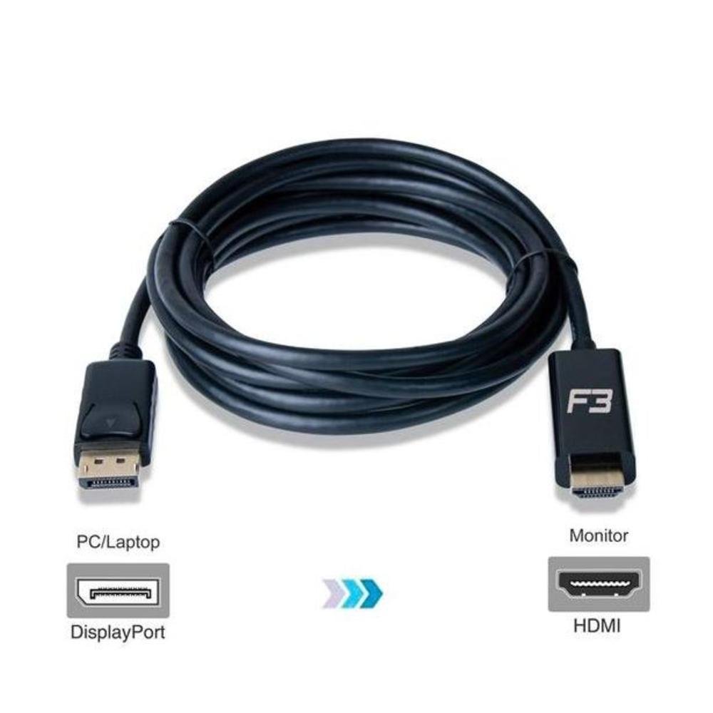 Cabo Adaptador F3 Displayport X HDMI KaBuM