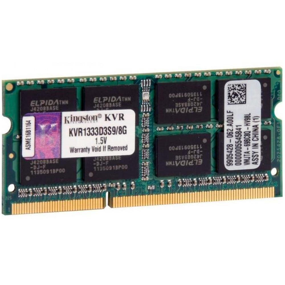 Memória Kingston Notebook 8Gb 1333Mhz Ddr3 KaBuM