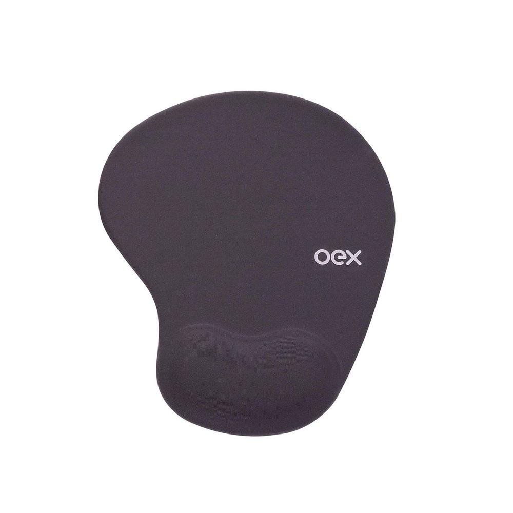 Mouse Pad Gel Oex Confort Cinza Kabum