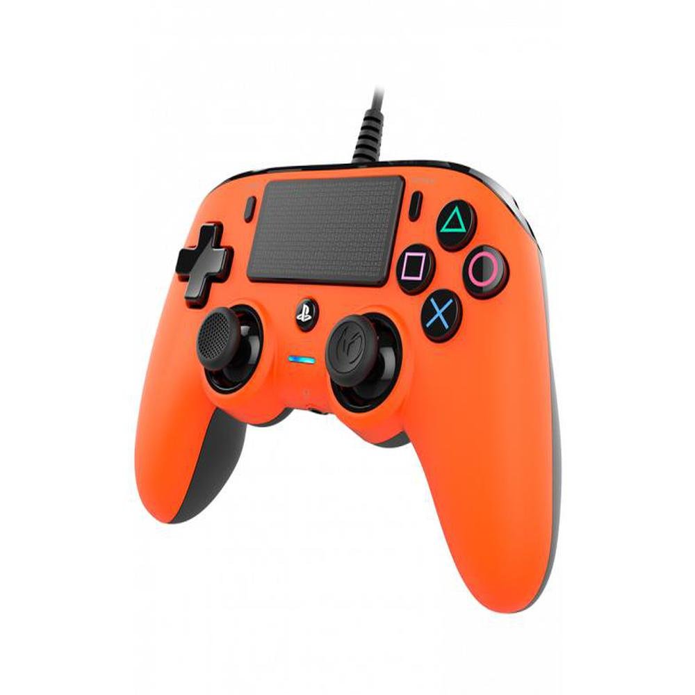 Controle Nacon Wired Compact Controller Orange Fio Laranja Ps