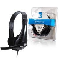 Headset Hoopson F046 Microfone Preto KaBuM