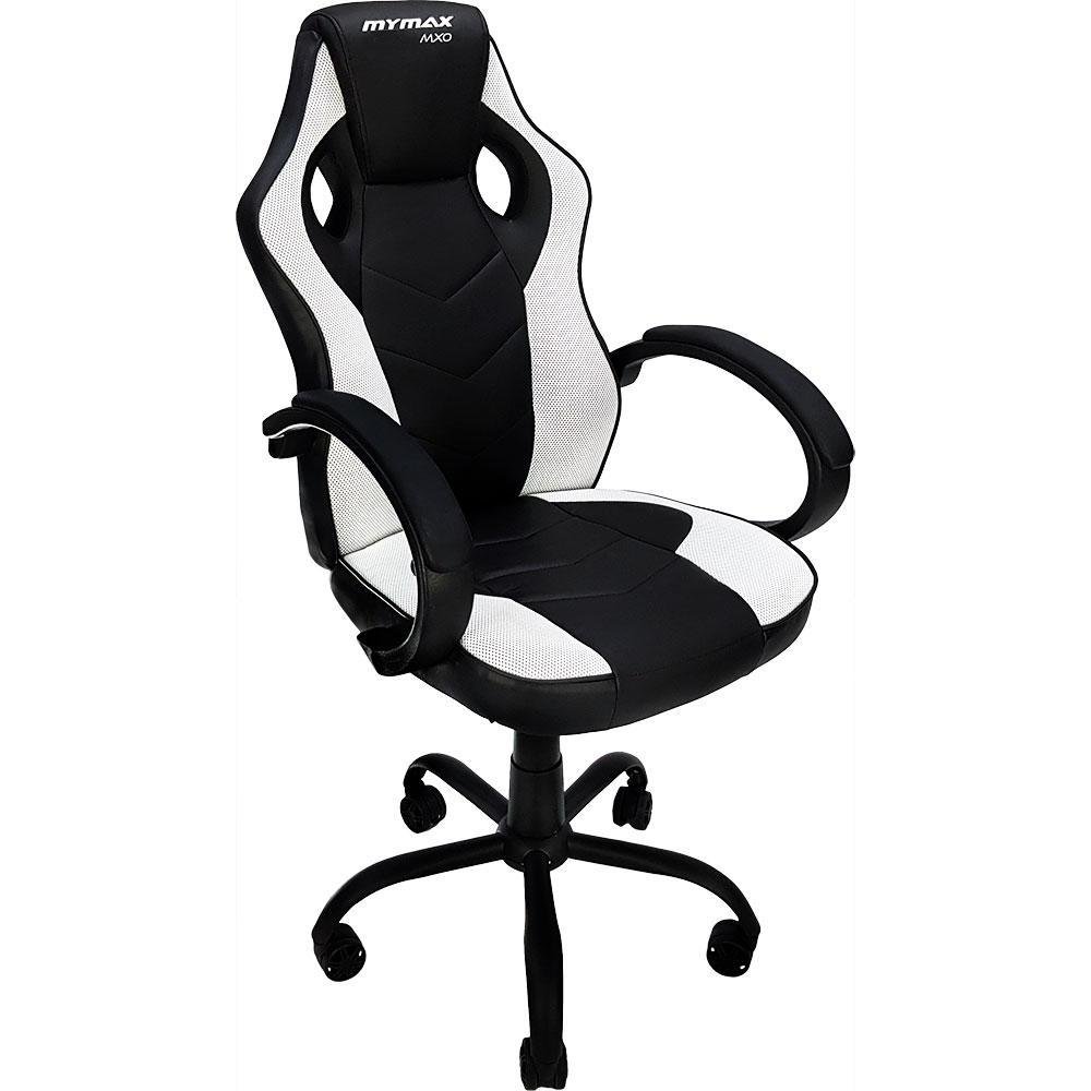 Cadeira Gamer Mx Giratoria Preto E Branco Kabum