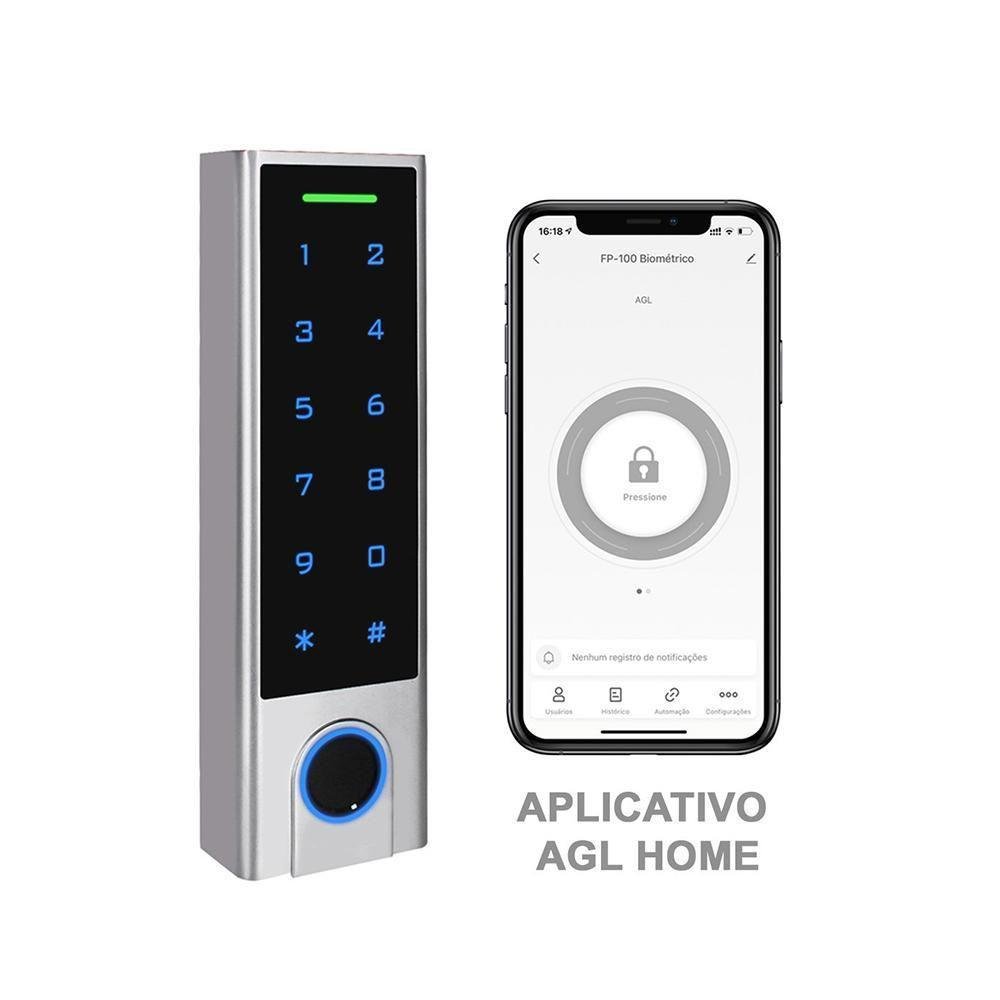 Controle De Acesso Ss411e Biometria Rfid Senha Intelbras Escorrega O