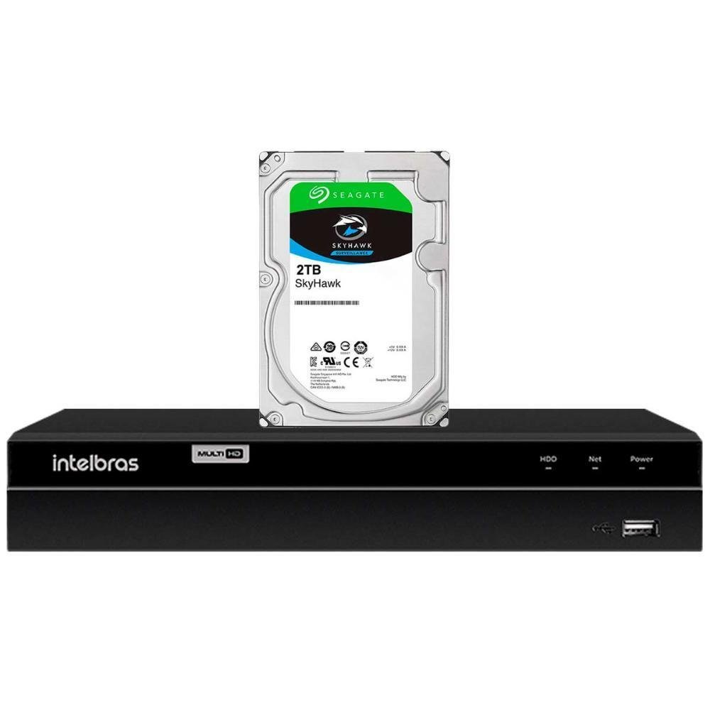 Gravador Digital DVR Intelbras MHDX 16 Canais KaBuM