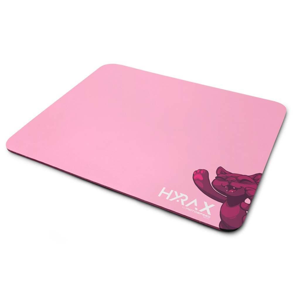 Mousepad Hyrax Hmp Rosa Speed X Borracha Motospeed Kabum