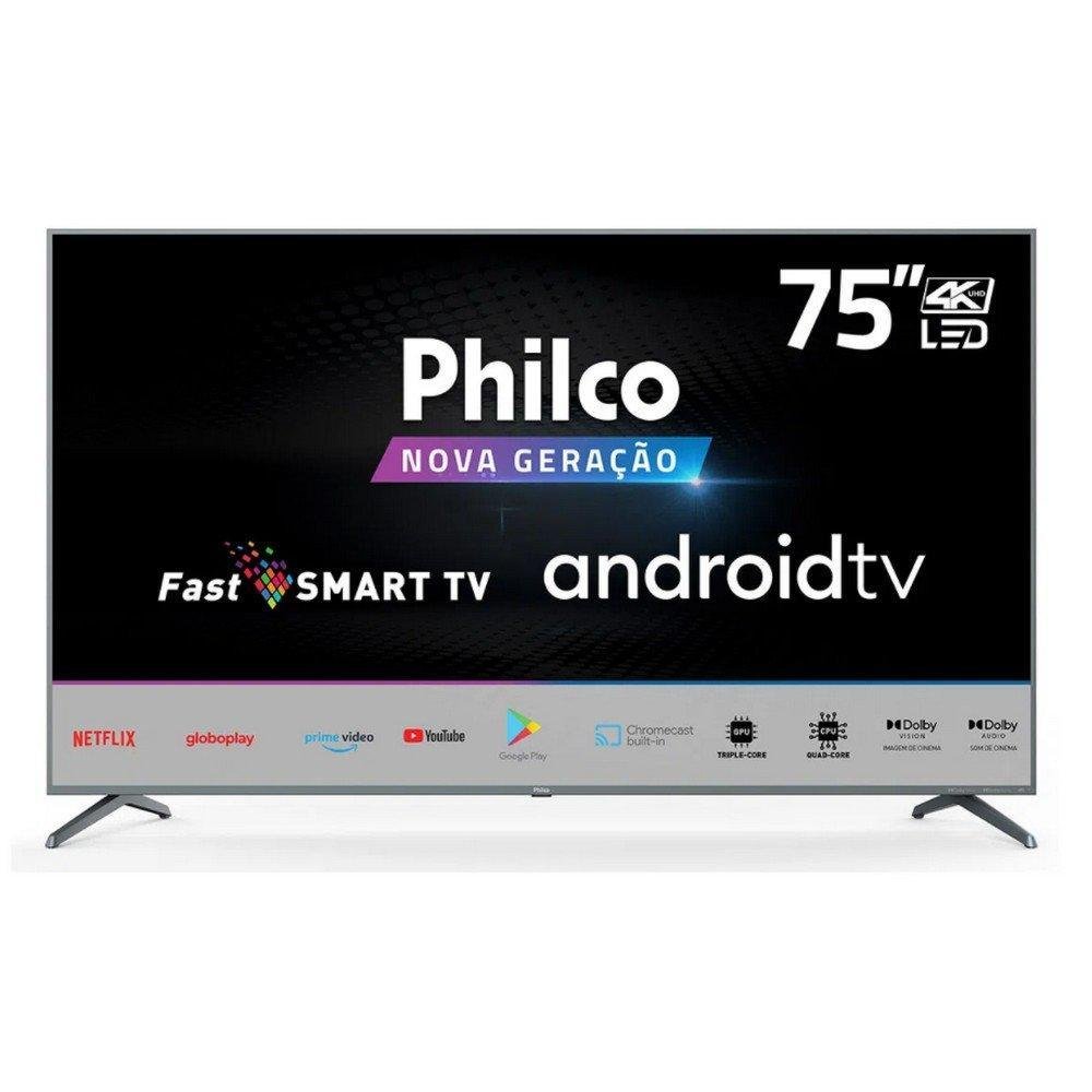 Smart Tv Led Philco Polegadas K Wi Fi Fast Tv Uhd Integrado