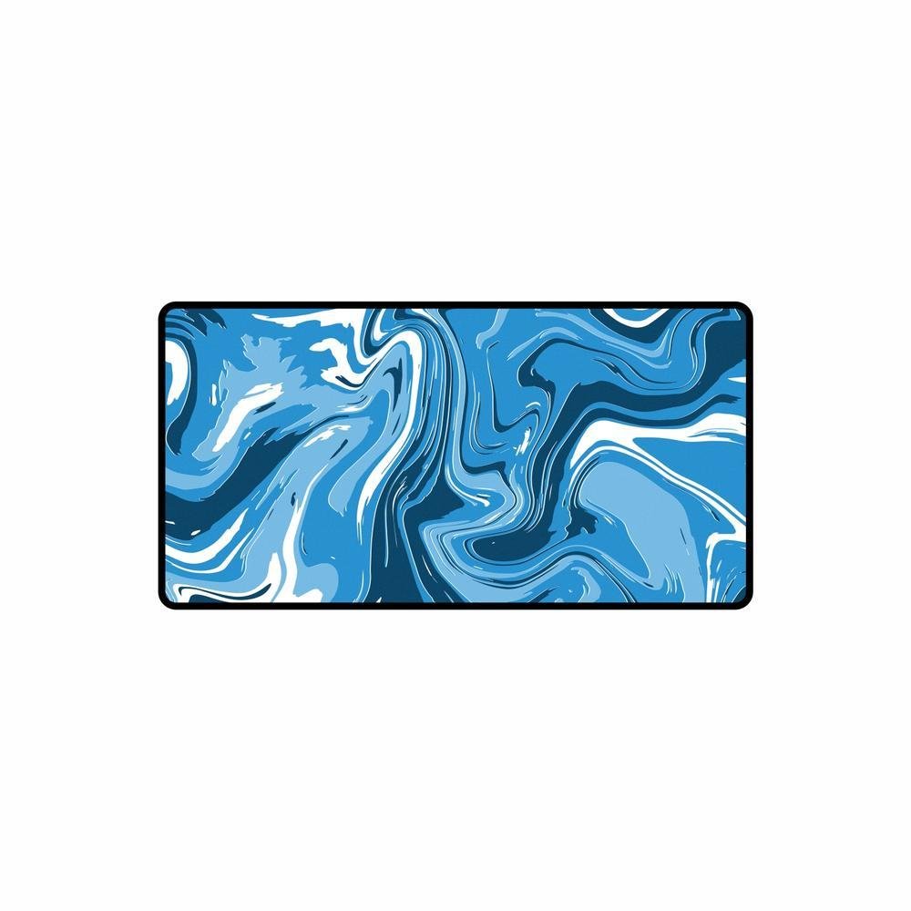 Mouse Pad Gamer Speed Abstract Premium Azul Kabum