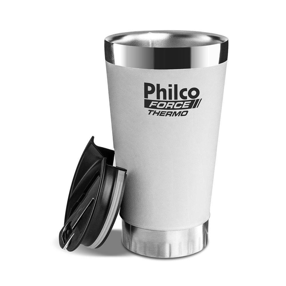 Copo Térmico Philco 475ML Cerveja Chopp Inox KaBuM