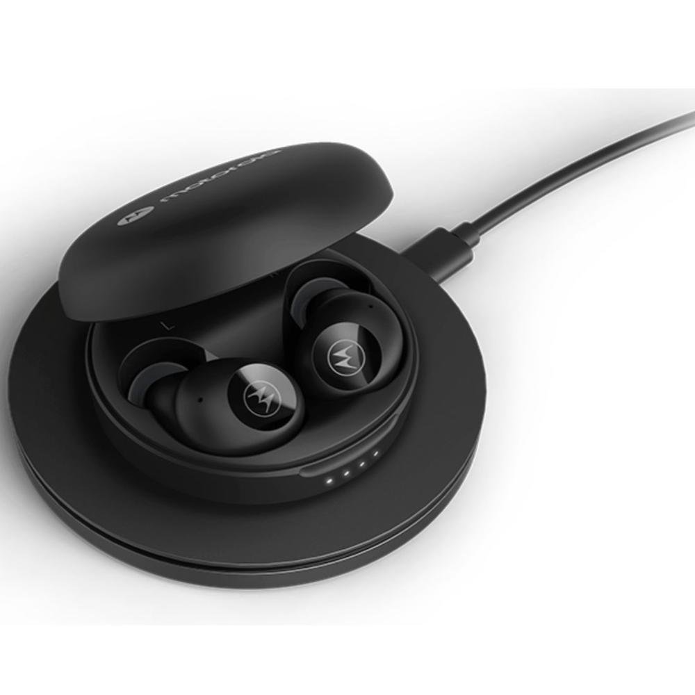 Fone De Ouvido Motorola Moto Buds Bluetooth HD Preto KaBuM