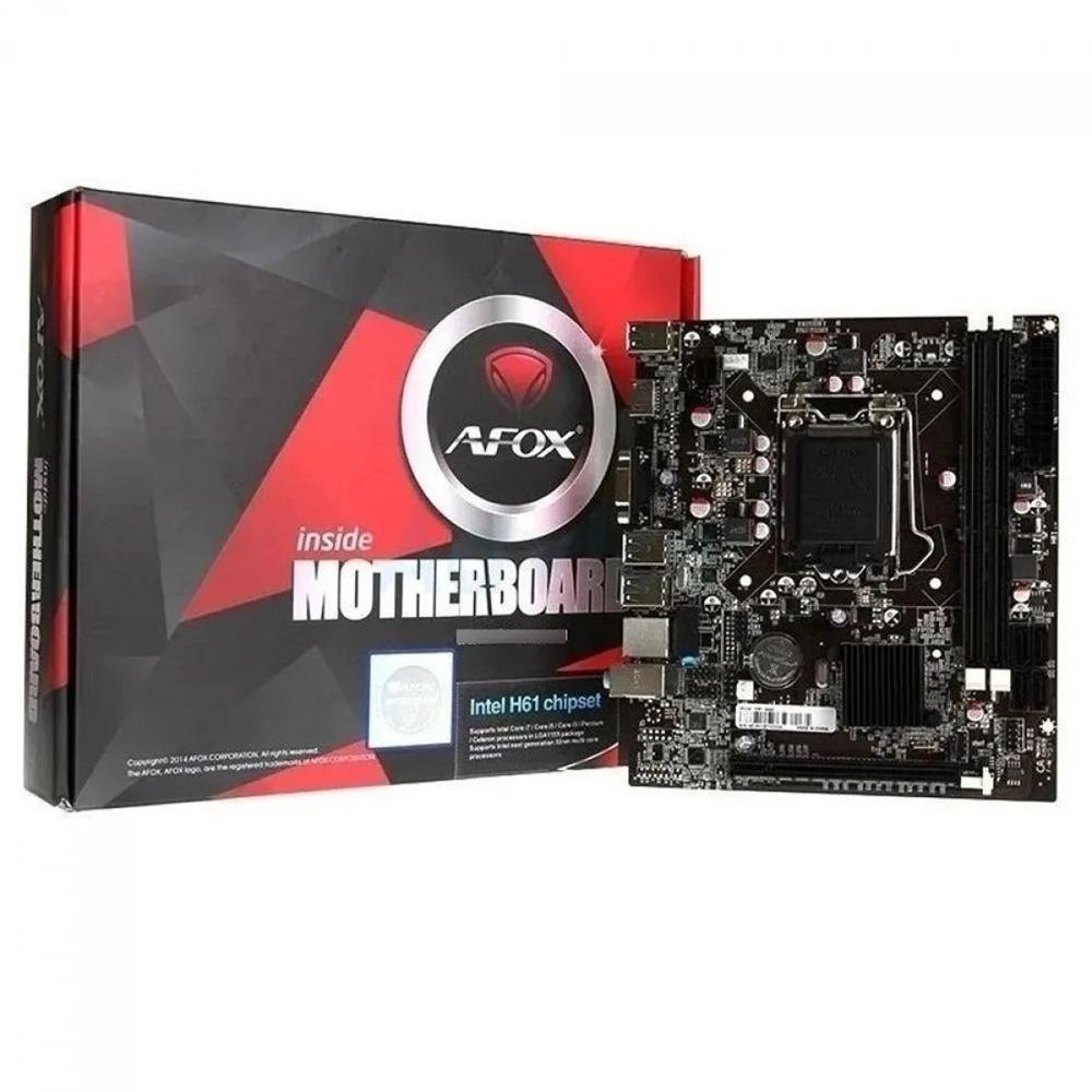 Placa M E Afox Ih Ma V Intel Lga Matx Kabum