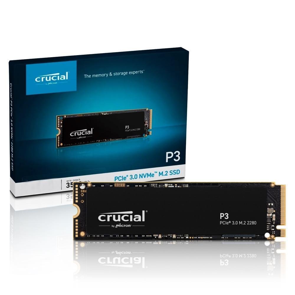 SSD M 2 Crucial 2 TB P3 Faz A Boa