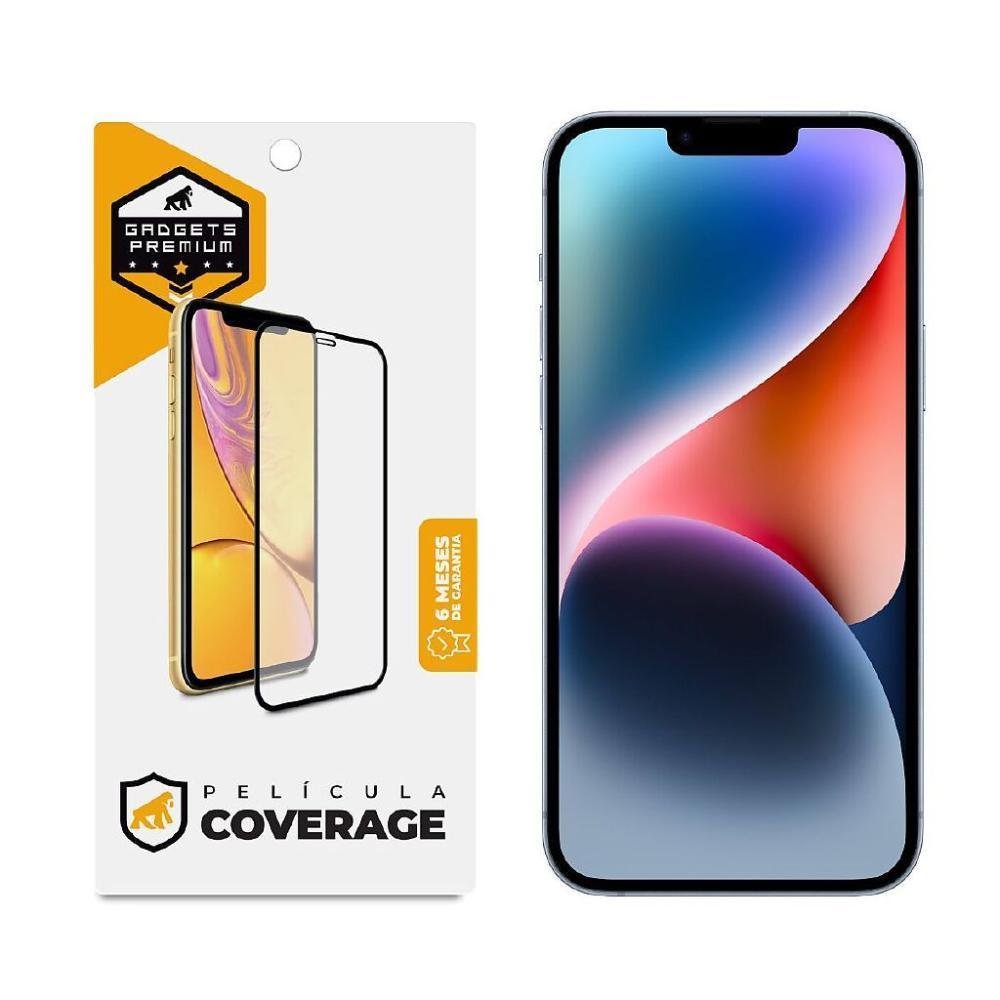 Película Para Iphone 14 Coverage 5d Pro Preta Gshield KaBuM