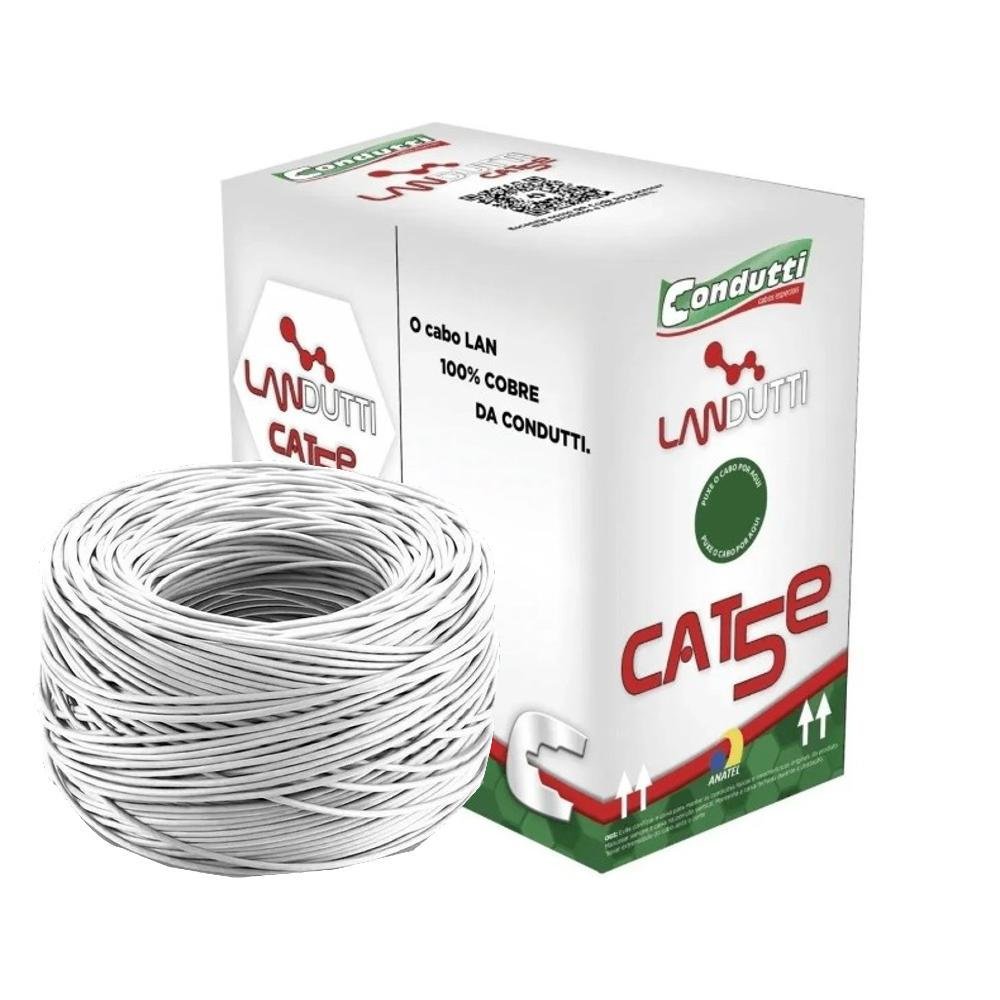 Cabo De Rede Condutti Utp Cat 5e Cmx 305m KaBuM