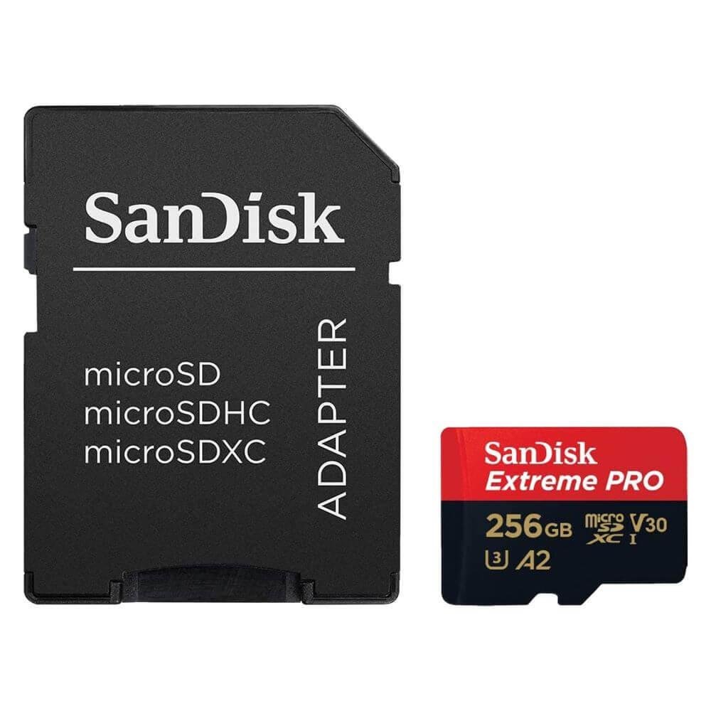 Carto De Memória 256GB Sandisk Extreme Pro KaBuM