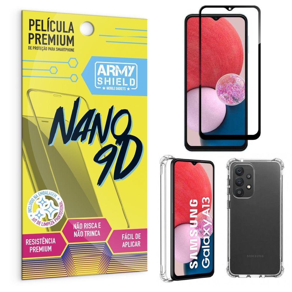 Kit Armyshield Capinha Samsung A13 4g Película KaBuM