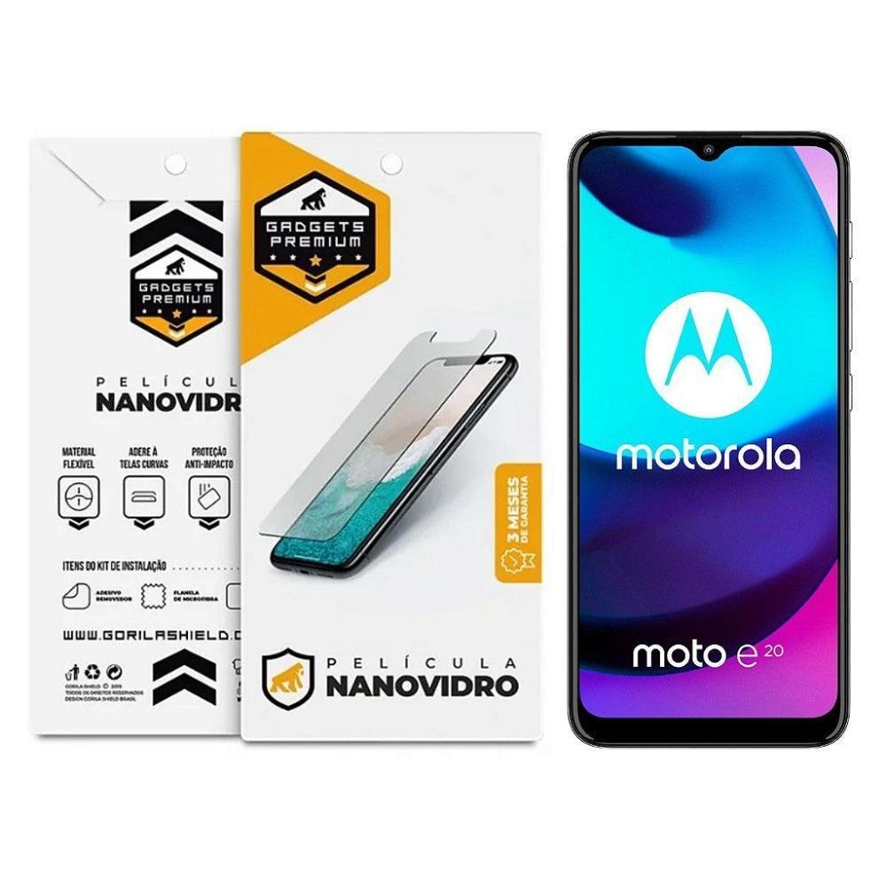 Pel Cula Para Motorola Moto E Nano Vidro Gshield Kabum