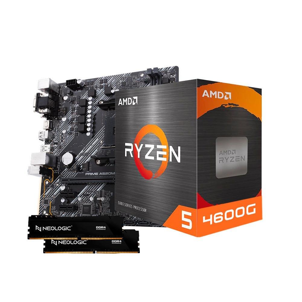 Kit Upgrade Amd Ryzen G Placa Me A M Gb