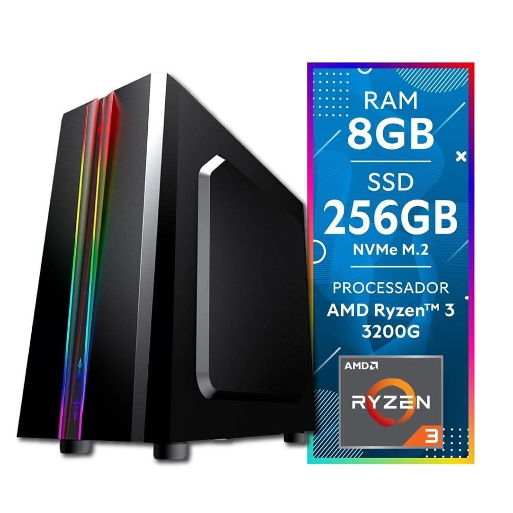 Computador Gamer Certox Amd Ryzen G Kabum