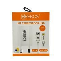 Carregador Completo HrebosPara Iphone KaBuM