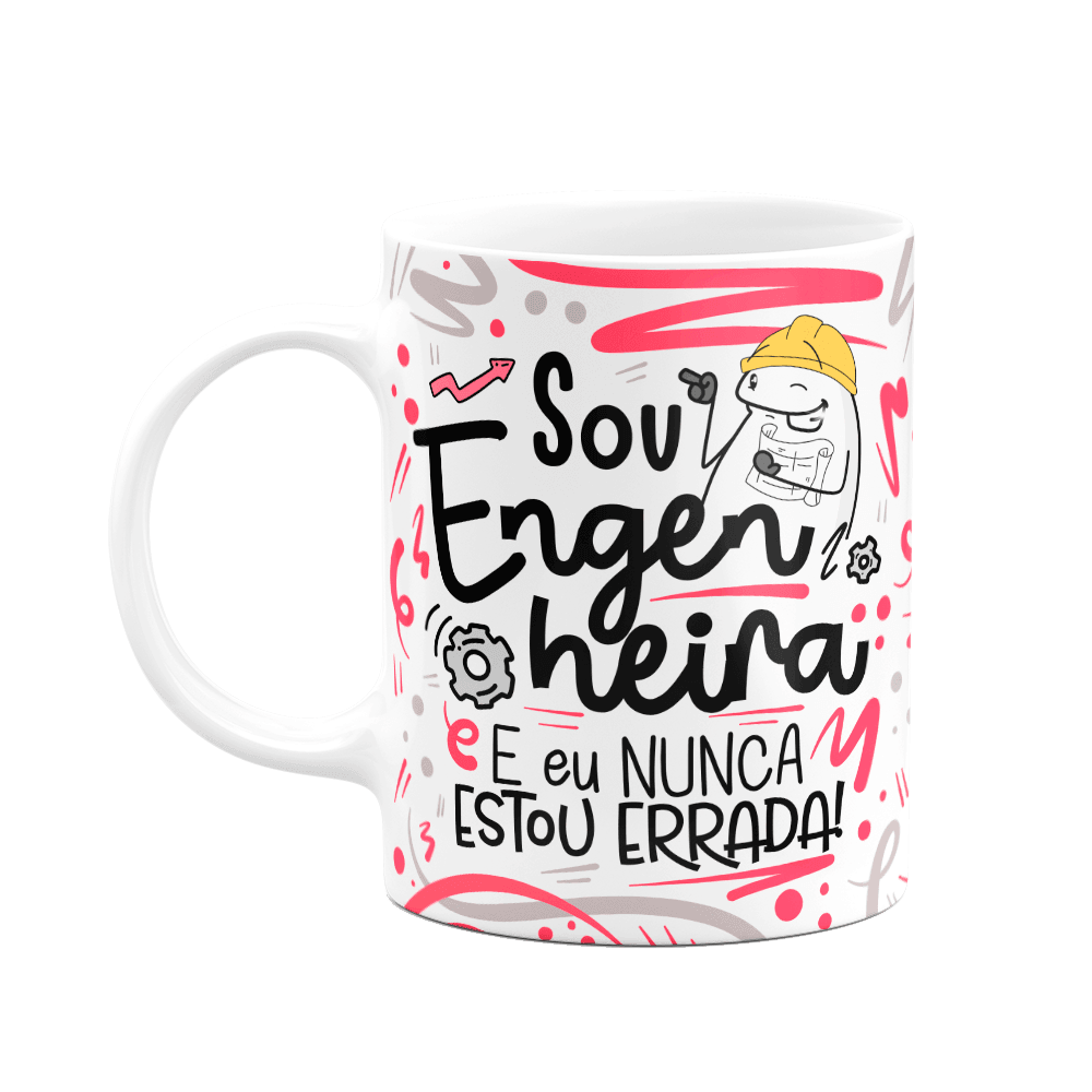 Caneca Flork Profiss Es Sou Engenheira Kabum