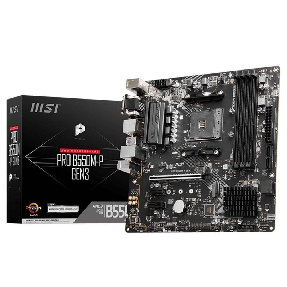 Placa Me Msi Pro B Mp Gen Am Ddr Kabum