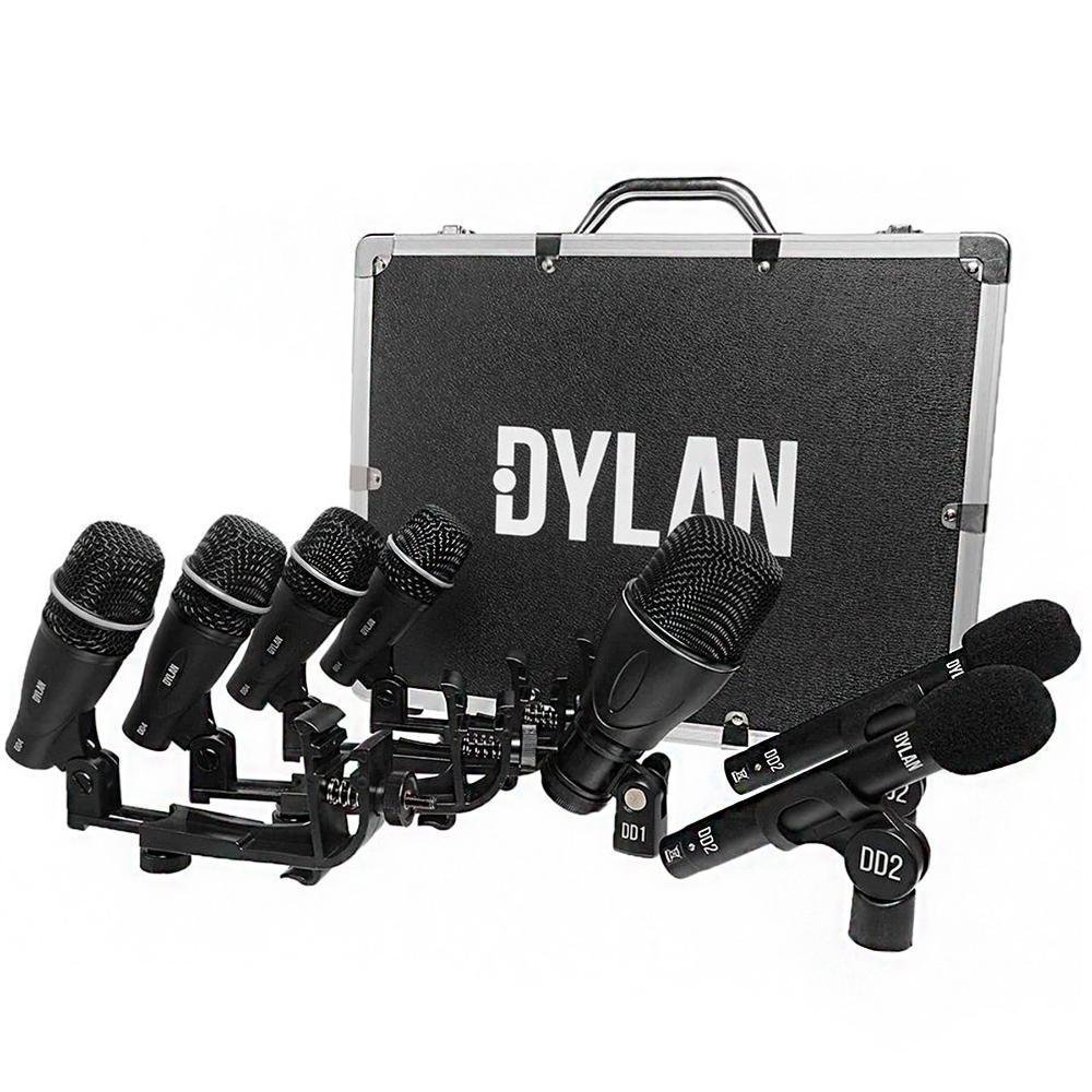 Kit Microfones Para Bateria Dylan Dd7 C KaBuM