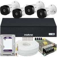 Kit Intelbras Cftv 4 Câmeras VHL HD 1TB KaBuM