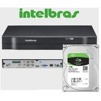 Kit Intelbras Dvr Mhdx Canais Hd Tb Kabum