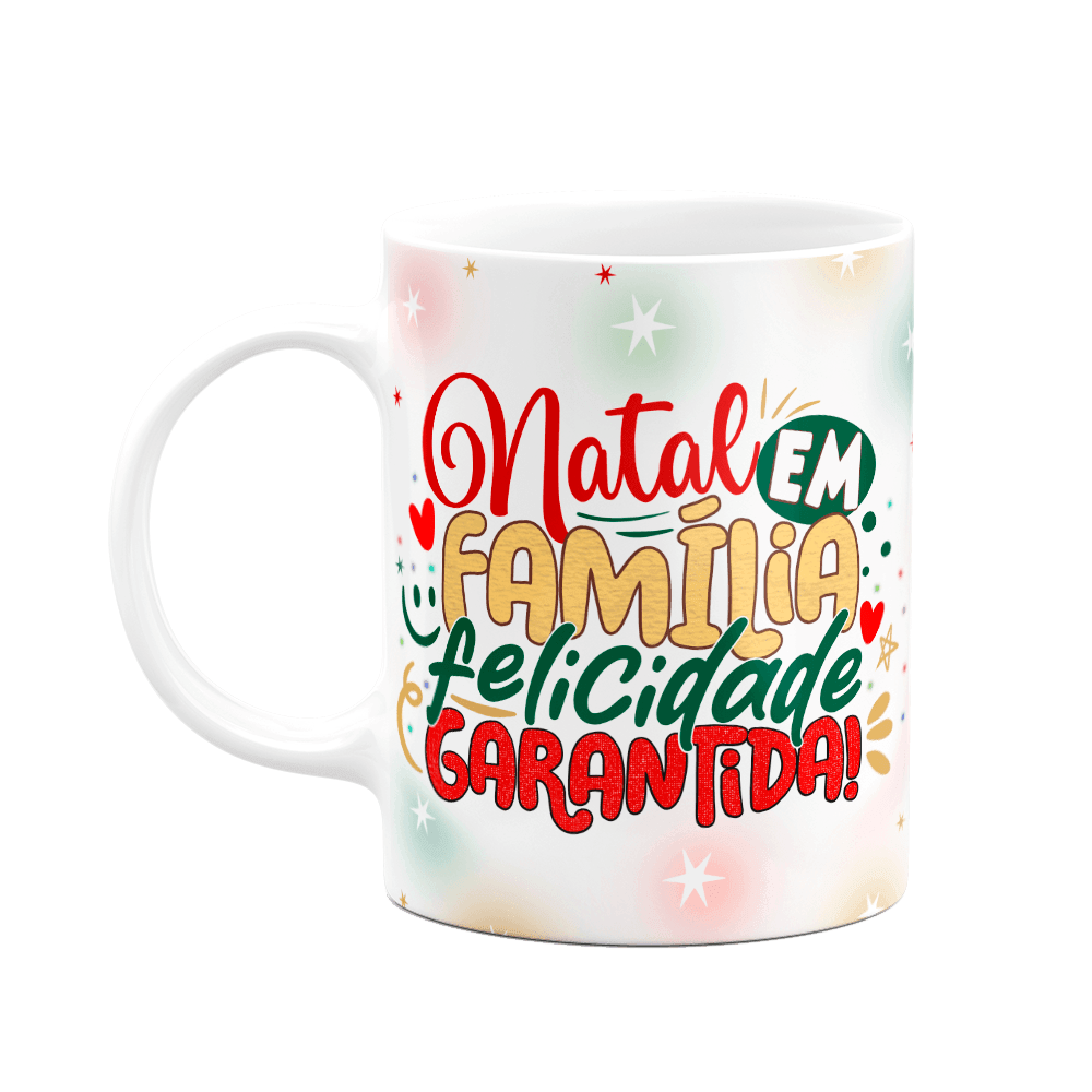 Caneca Natal Natal Em Fam Lia Kabum