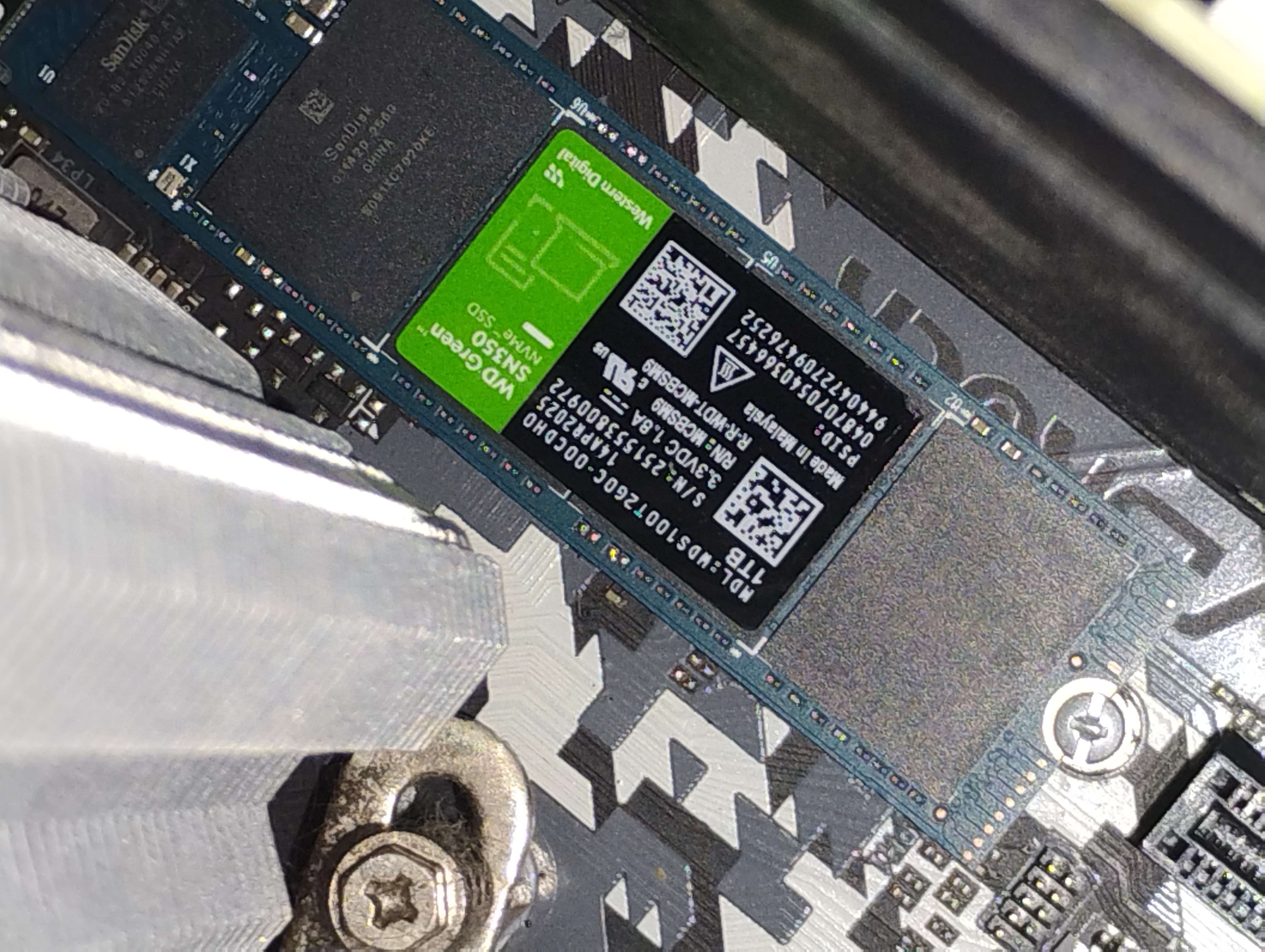 SSD Western Digital 1tb M2 Nvme Sn350 KaBuM