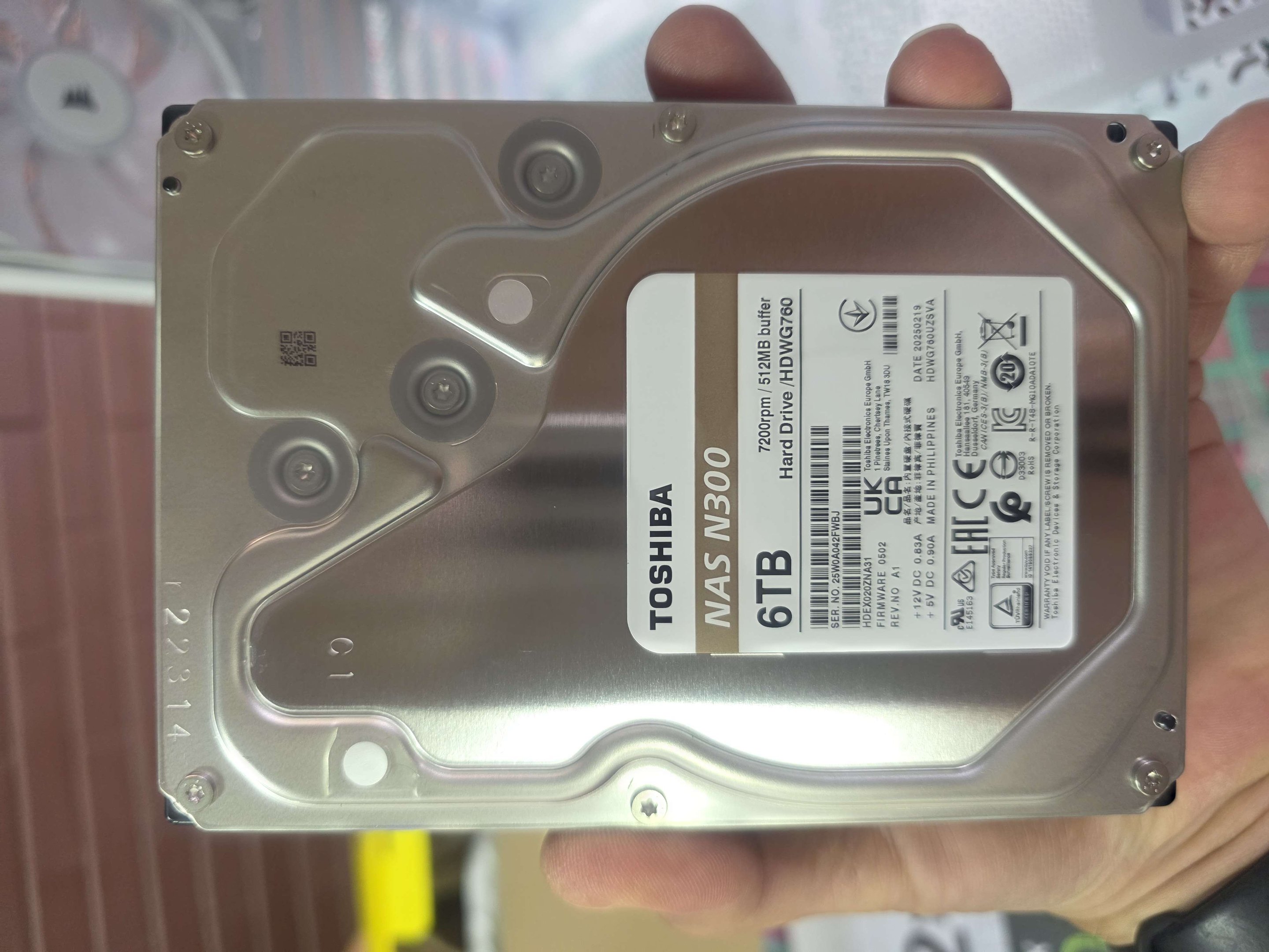 HD Toshiba N300, 6TB | KaBuM!