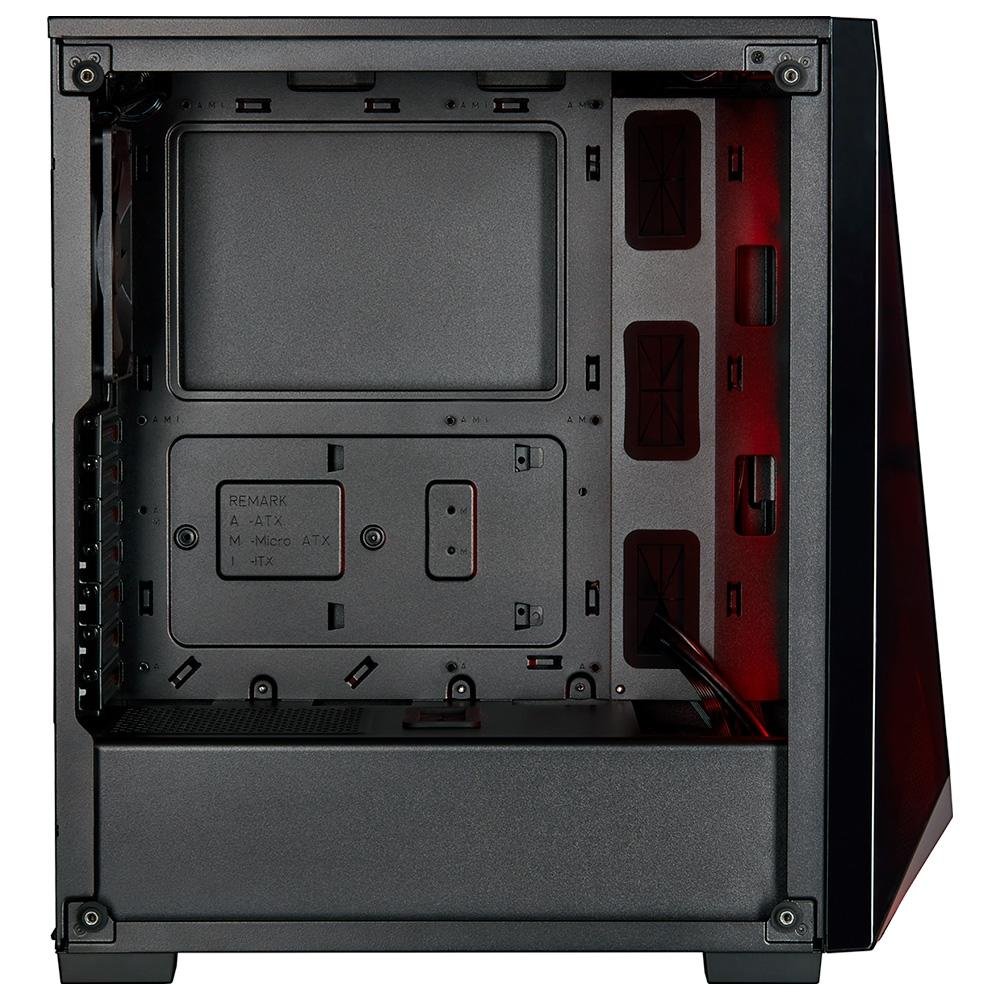 Imagem 13 de 14 do produto Gabinete Gamer Corsair Carbide Series Spec Delta, Mid-Tower, RGB, Lateral em Vidro Temperado, Preto - CC-9011166-WW