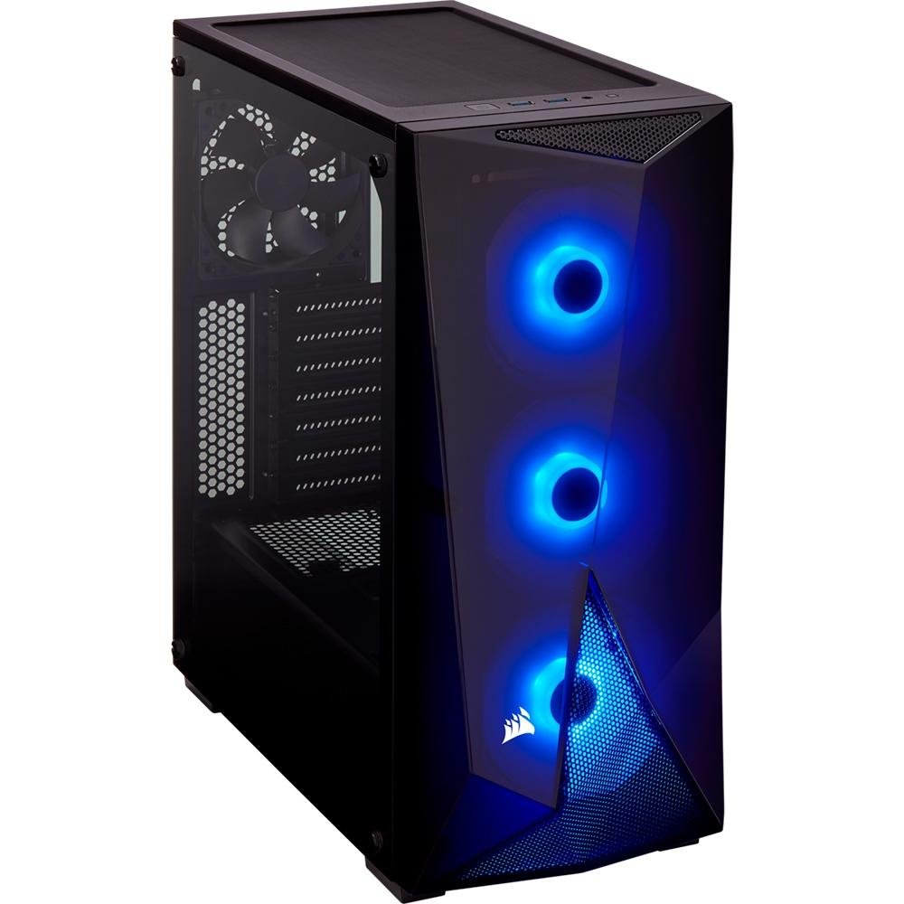 Gabinete Gamer Corsair Carbide Series Spec Delta, Mid-Tower, RGB, Lateral em Vidro Temperado, Preto - CC-9011166-WW