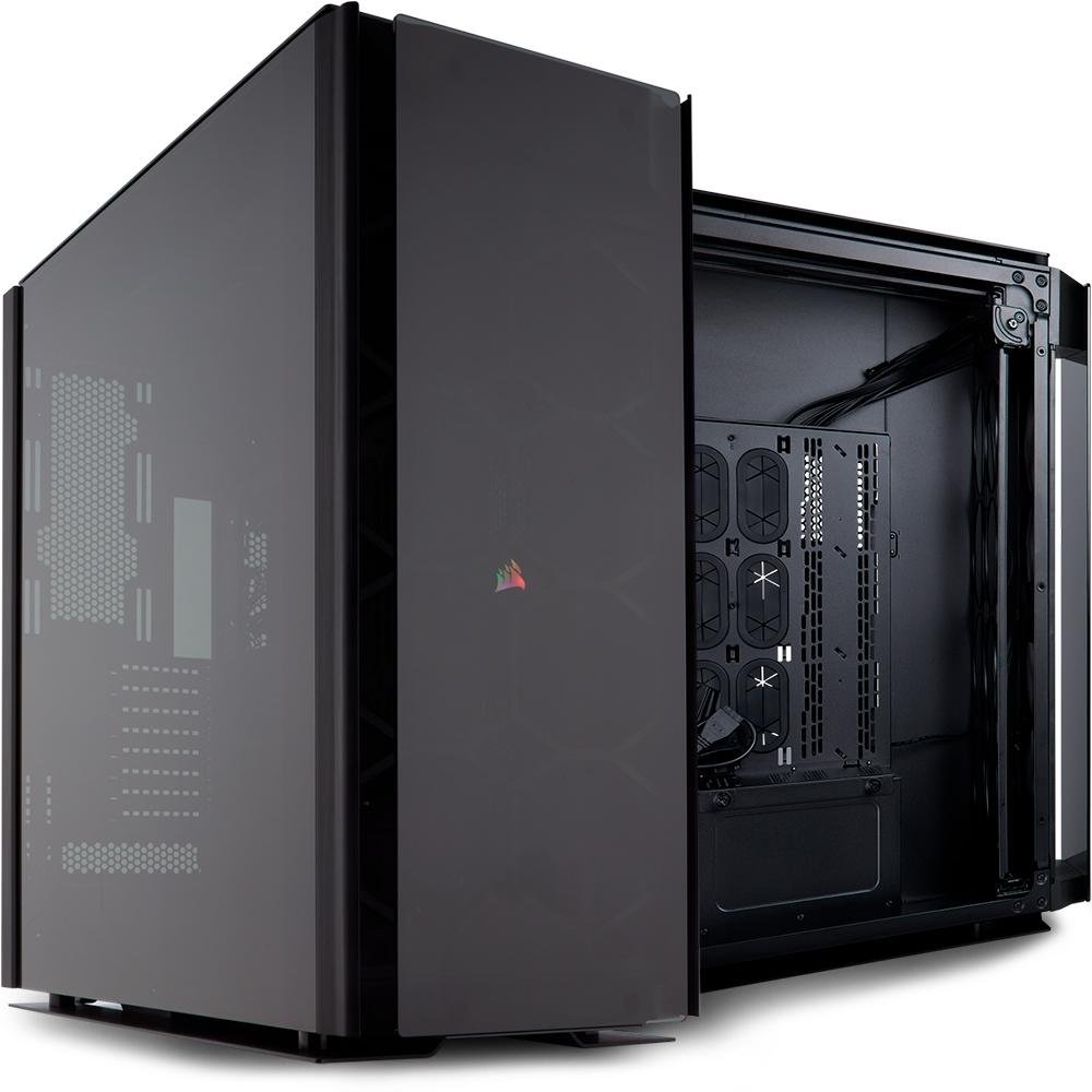 Gabinete Gamer Corsair Obsidian Series 1000D, Super-Tower, RGB, Lateral em Vidro Temperado, Preto, CC-9011148-WW Gabinete Gamer Corsair Obsidian Series 1000D, Super-Tower, RGB, Lateral em Vidro Temperado, Preto, CC-9011148-WW