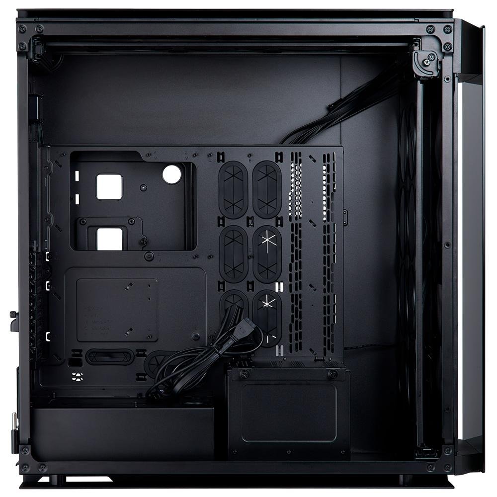 Imagem 12 de 20 do produto Gabinete Gamer Corsair Obsidian Series 1000D, Super-Tower, RGB, Lateral em Vidro Temperado, Preto, CC-9011148-WW