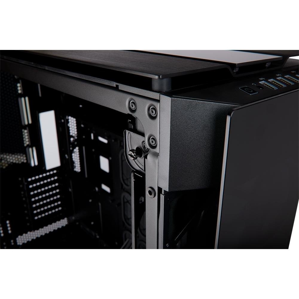 Imagem 16 de 20 do produto Gabinete Gamer Corsair Obsidian Series 1000D, Super-Tower, RGB, Lateral em Vidro Temperado, Preto, CC-9011148-WW