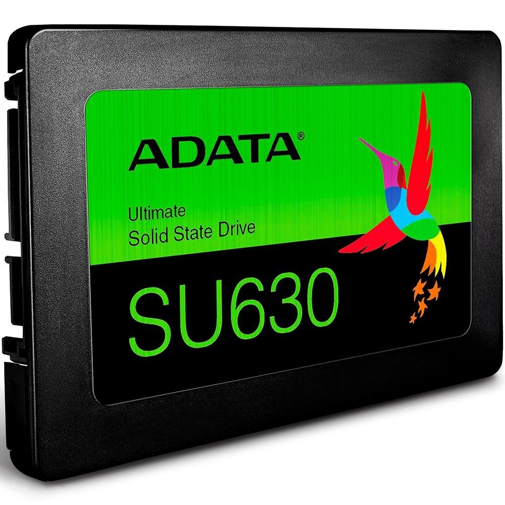 Imagem 2 de 2 do produto SSD Adata SU630, 480GB, 2.5", SATA III, Leitura: 520 MB/s, Gravação: 450 MB/s, Preto - ASU630SS-480GQ-R