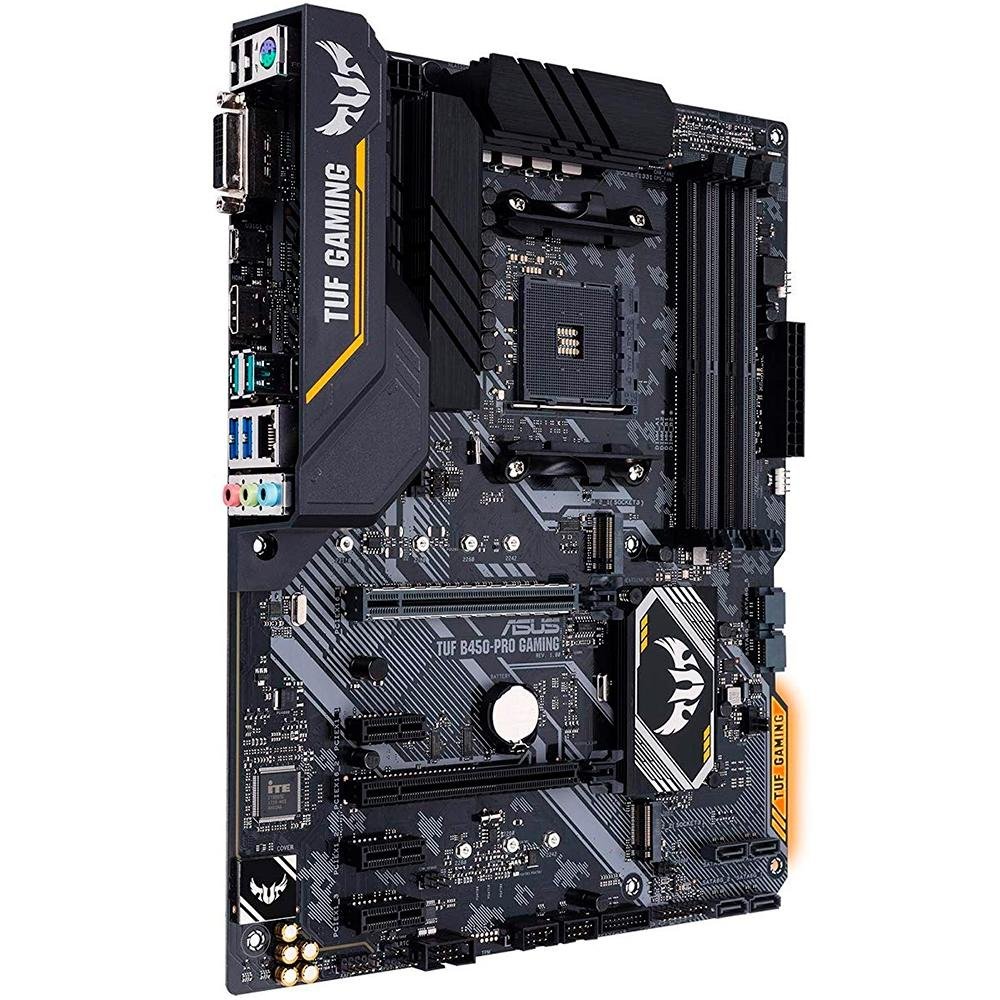 Imagem 3 de 4 do produto Placa-Mãe Asus TUF B450-Pro Gaming, AMD AM4, ATX, DDR4