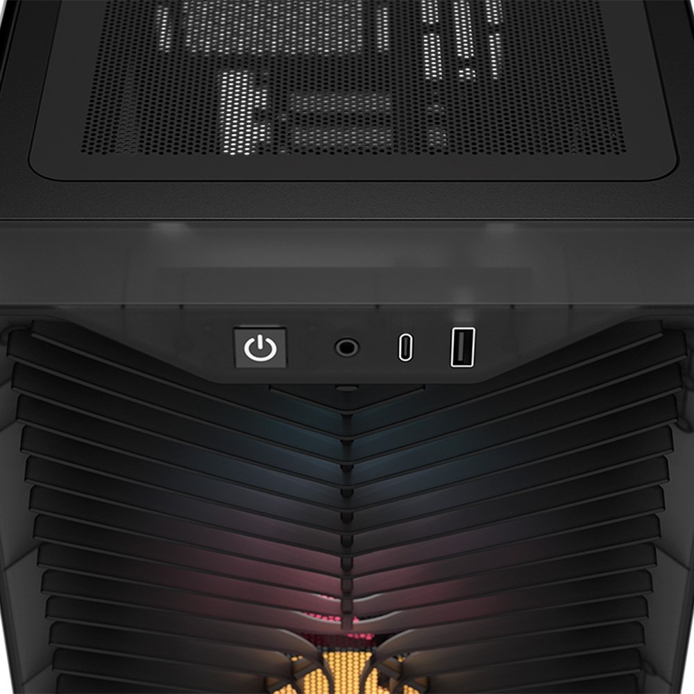 Gabinete Gamer ( Balão.info) 3200D RS ARGB, Mid-Tower, Performance, Lateral em Vidro Temperado, Smoke - CC-( Balão.info)-WW - view 9