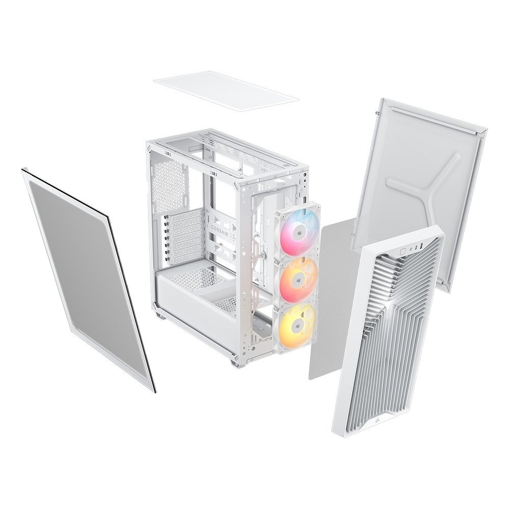 Gabinete Gamer ( Balão.info) 3200D RS ARGB, Mid-Tower, Performance, Lateral em Vidro Temperado, Branco - CC-( Balão.info)-WW - view 10