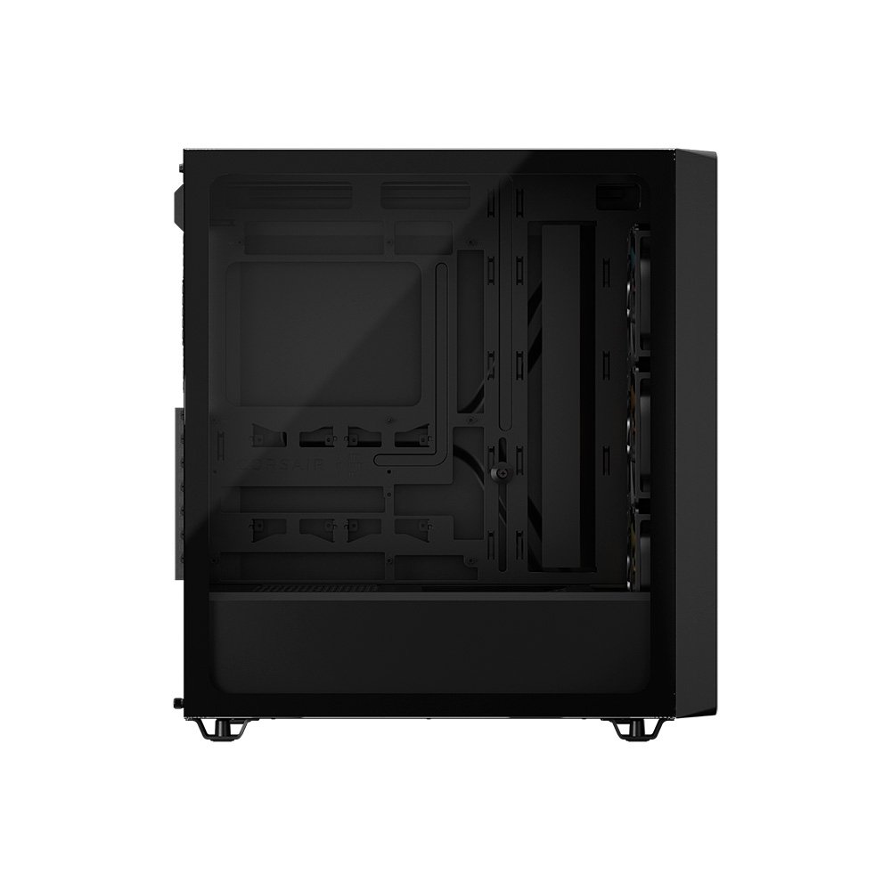 Imagem 2 de 10 do produto Gabinete Gamer Corsair 3200D RS ARGB, Mid-Tower, Performance, Lateral em Vidro Temperado, Preto - CC-9011344-WW