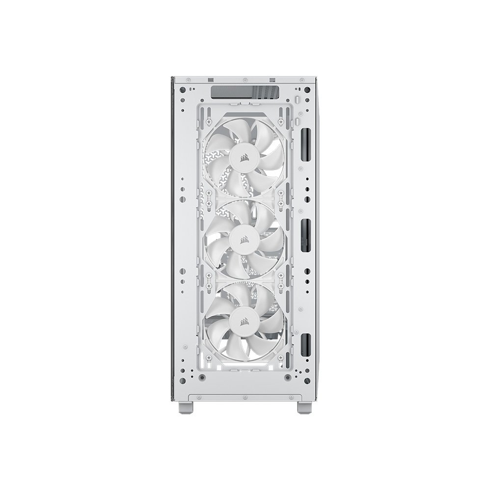 Imagem 7 de 10 do produto Gabinete Gamer Corsair 3200D RS, Mid-Tower, Performance, Lateral em Vidro Temperado, Branco - CC-9011335-WW